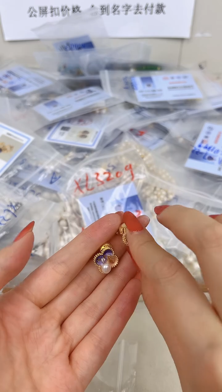 未镶嵌耳饰淡水珍珠ED1282