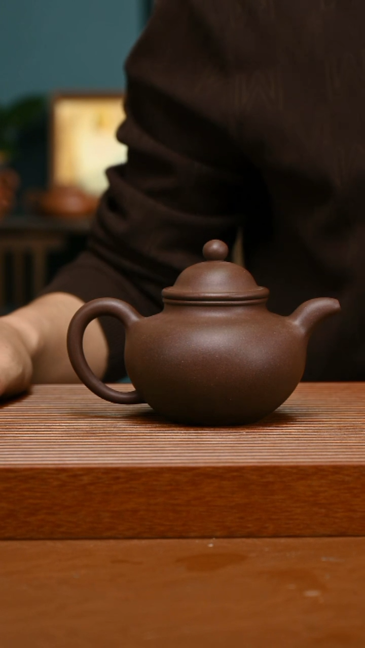 茶壶紫砂全手实力派大亨掇球025