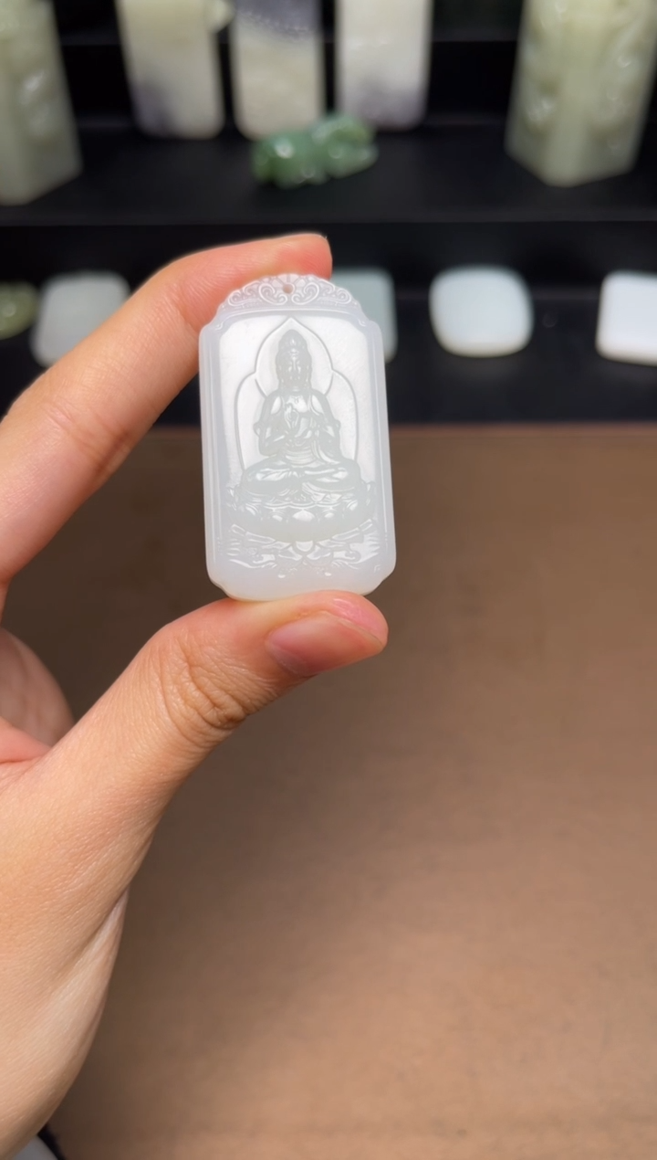 和田玉未镶嵌颈饰21