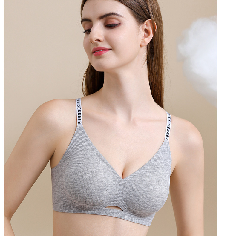 【清货】无痕一体式半固定杯舒适立体无钢圈内穿文胸女BX129
