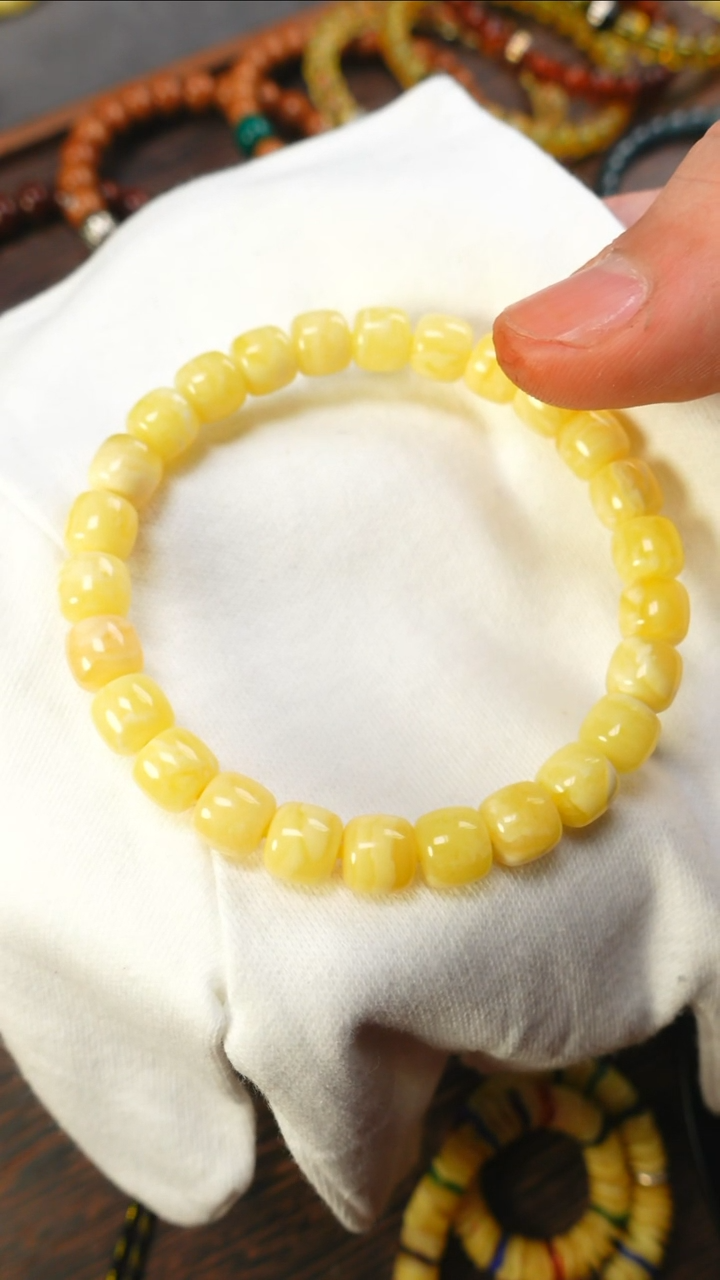 【闪购商品】蜜蜡手链未镶嵌2343/8mm红标蜜蜡单圈