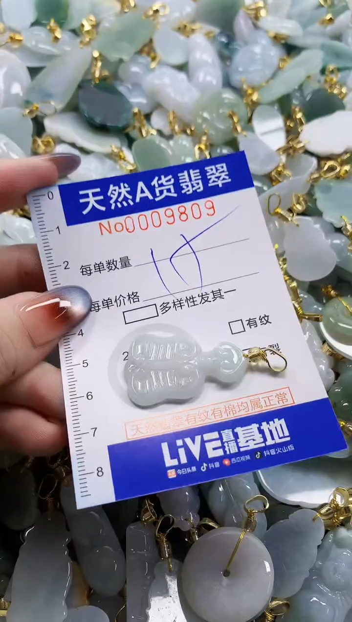 颈饰未镶嵌翡翠天然A货翡翠