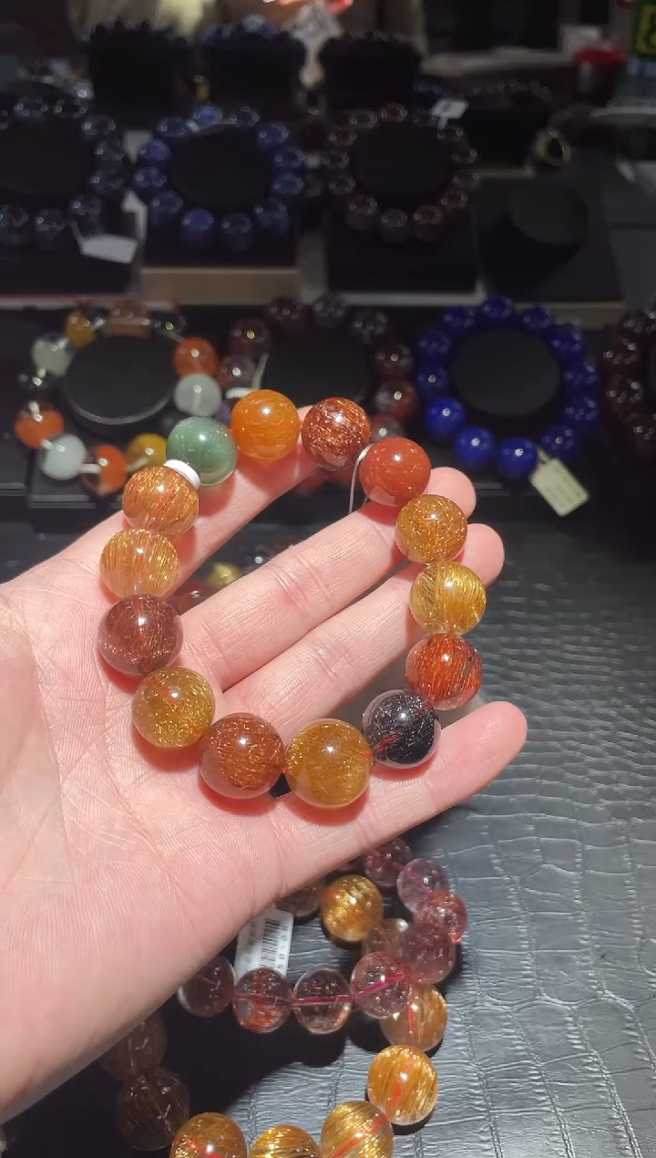 【闪购商品】水晶手链未镶嵌单圈多宝A16