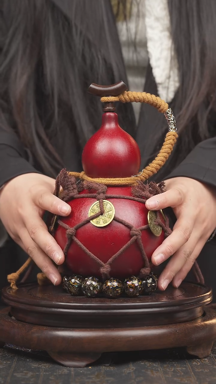 【闪购商品】159号大漆酒葫芦一物一图