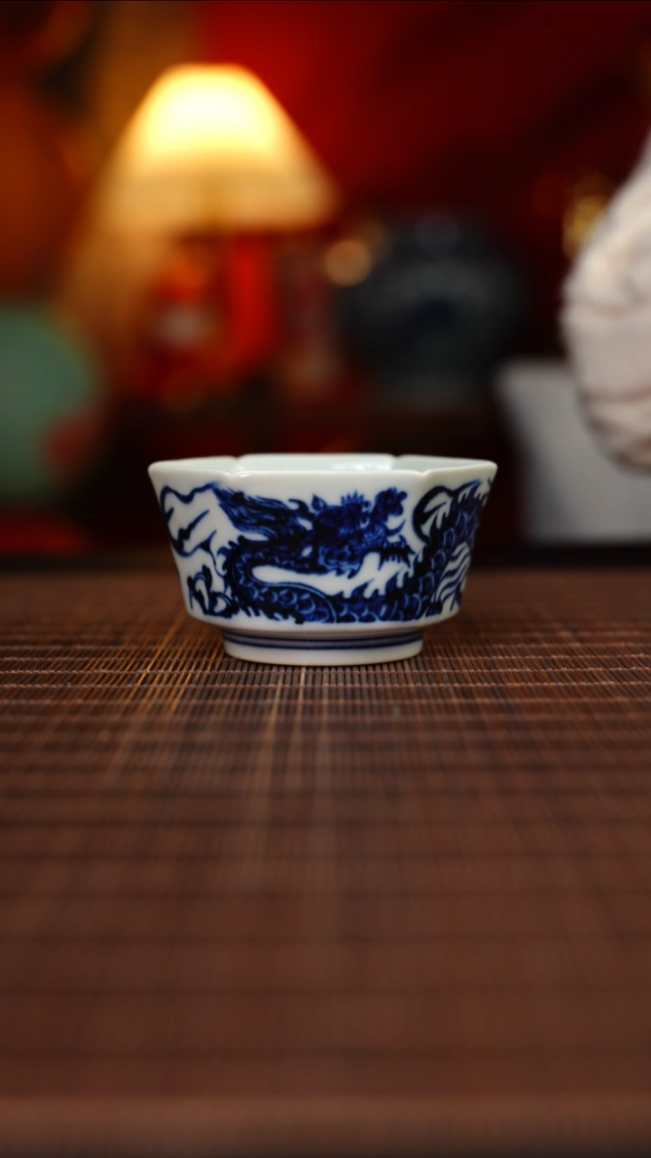 【闪购商品】杯容量120CC 元黛工坊 六方龙纹杯