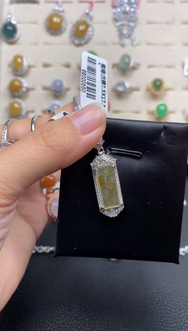 【闪购商品】翡翠戒指银S925镶嵌11111