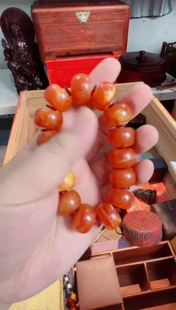 未镶嵌颈饰蜜蜡松香