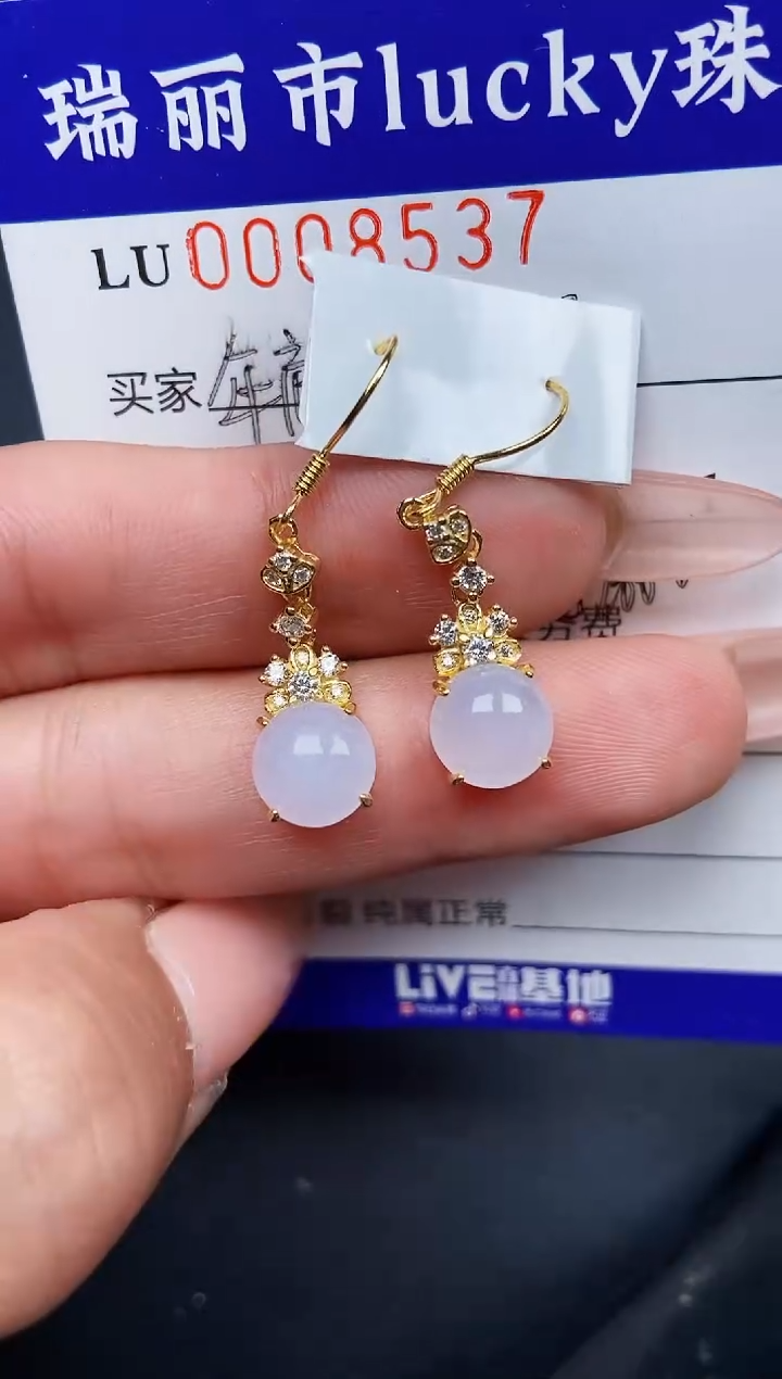 【闪购商品】翡翠颈饰银S925镶嵌8537