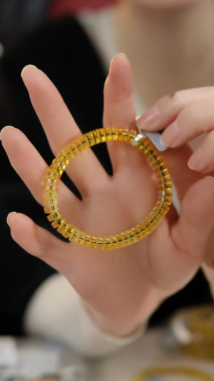 手链琥珀未镶嵌F38蓝珀单圈—多样性发其一