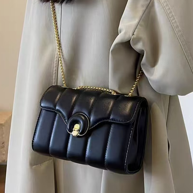 2025新款轻奢简约风链条女包