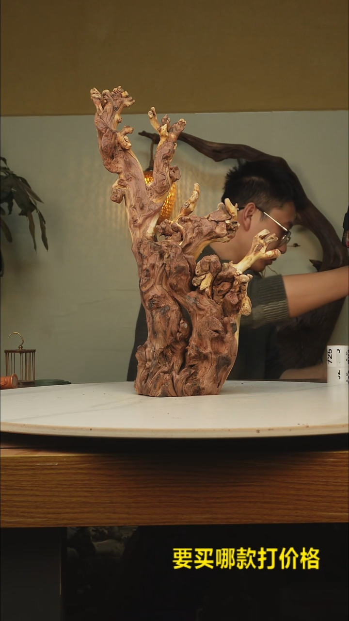 木梦**化根雕摆件724