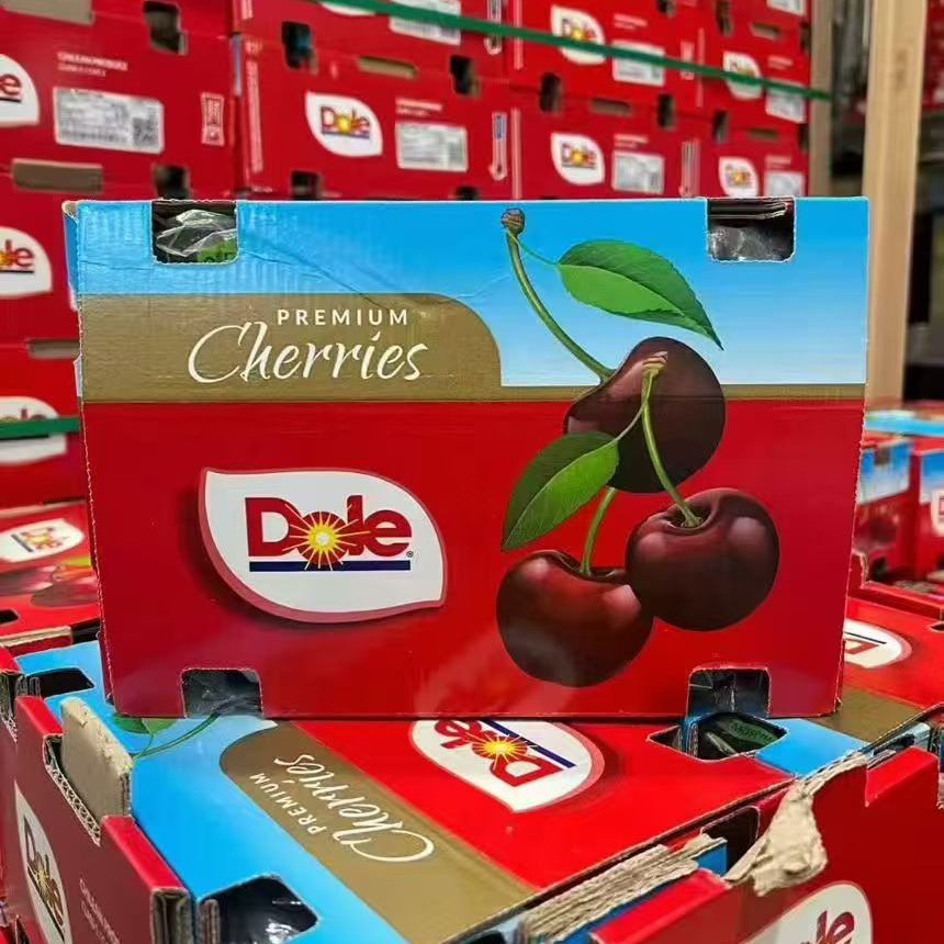 都乐 桑提娜 3JDD 智利空运进口车厘子 净重1-5斤内附果径卡