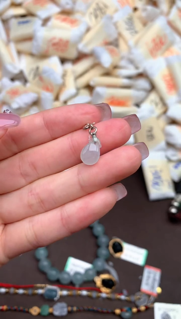 【闪购商品】翡翠挂件银S925镶嵌一