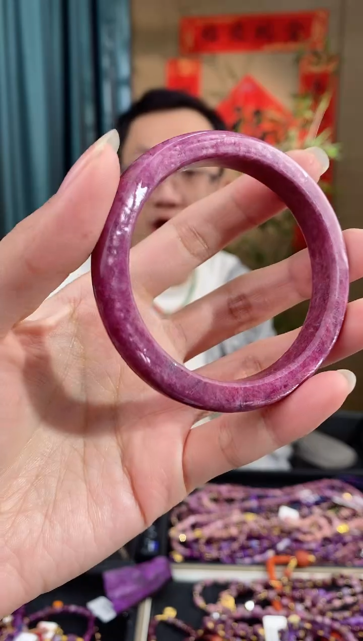 【闪购商品】红宝石手镯未镶嵌729圈口54