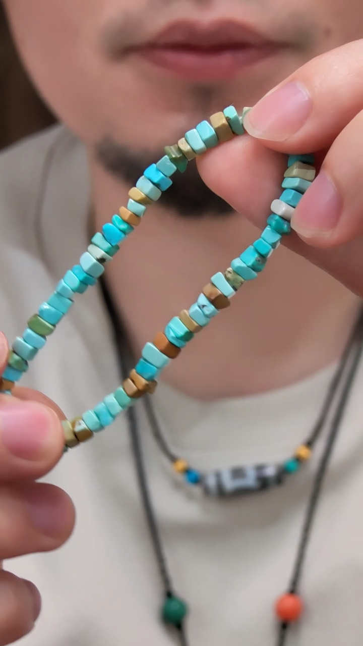 未镶嵌手串定制绿松石绿松石随型手串SH（竞）