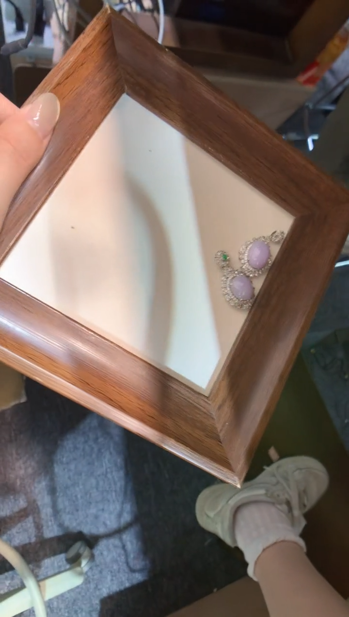 颈饰银S925镶嵌翡翠蛋面 多样性发一件