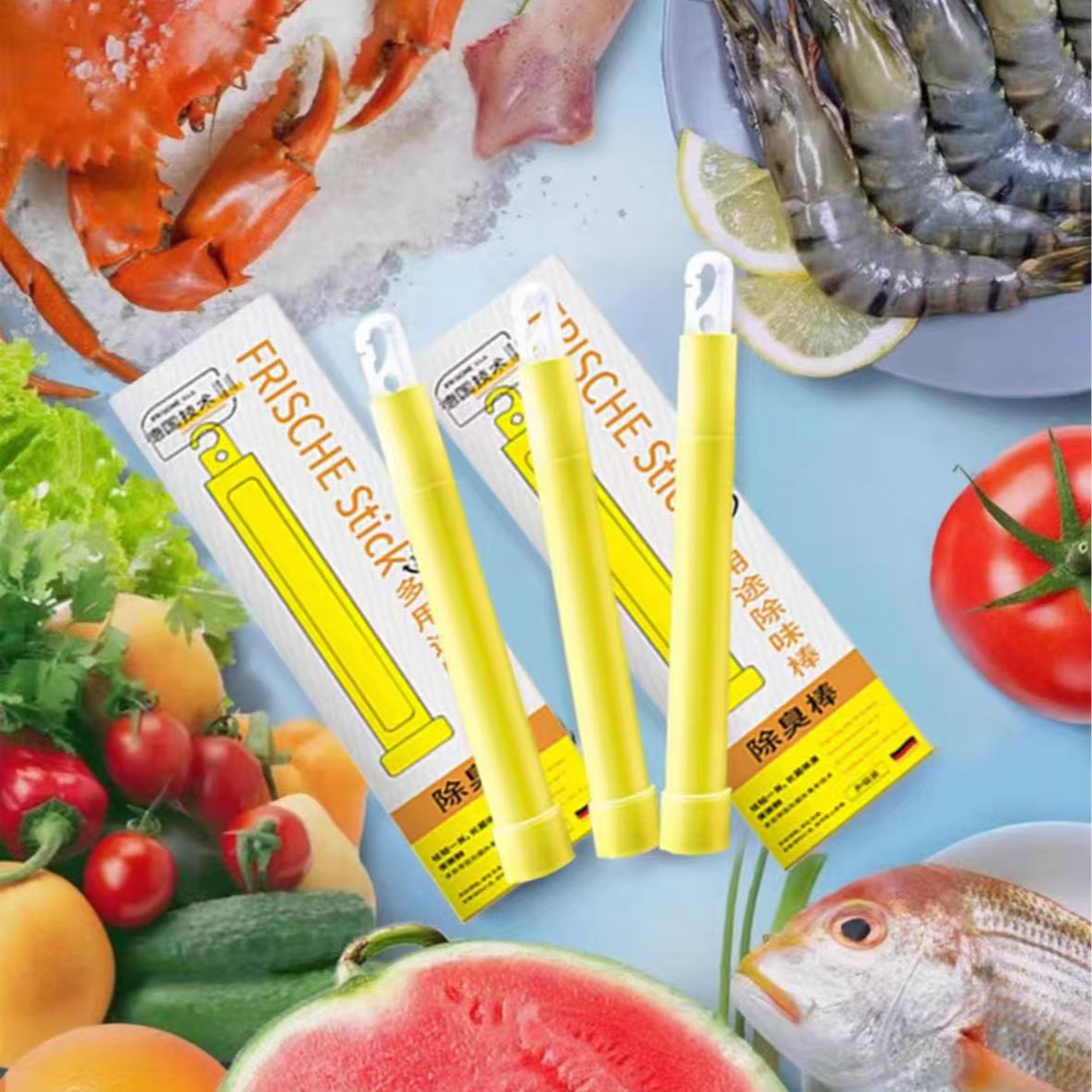 （拍一发三）多用途冰箱除味棒冰箱除味剂冰箱去味