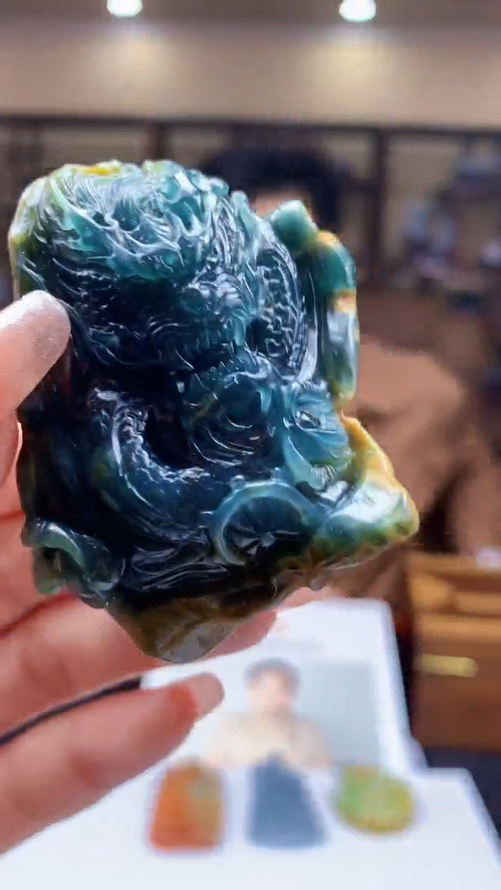 【闪购商品】定制翡翠未镶嵌1002ry-毛货挂件53