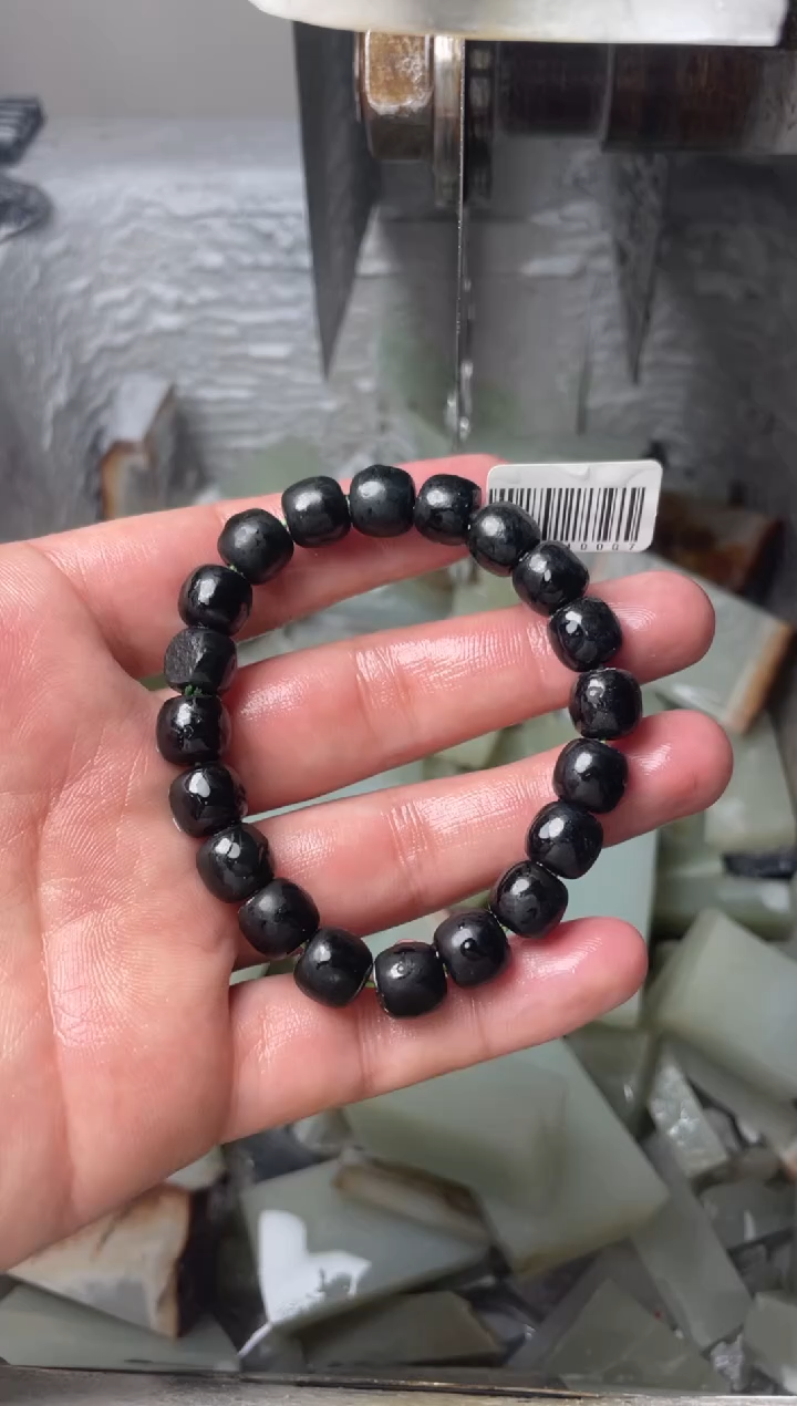 未镶嵌手链和田玉手串卡10