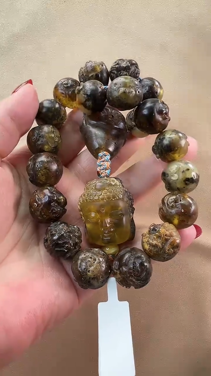 【闪购商品】琥珀颈饰未镶嵌项链