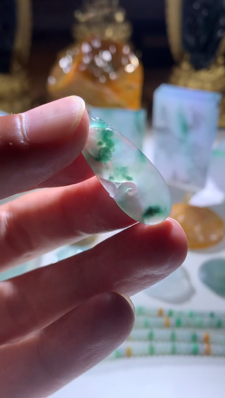【闪购商品】定制翡翠未镶嵌如意