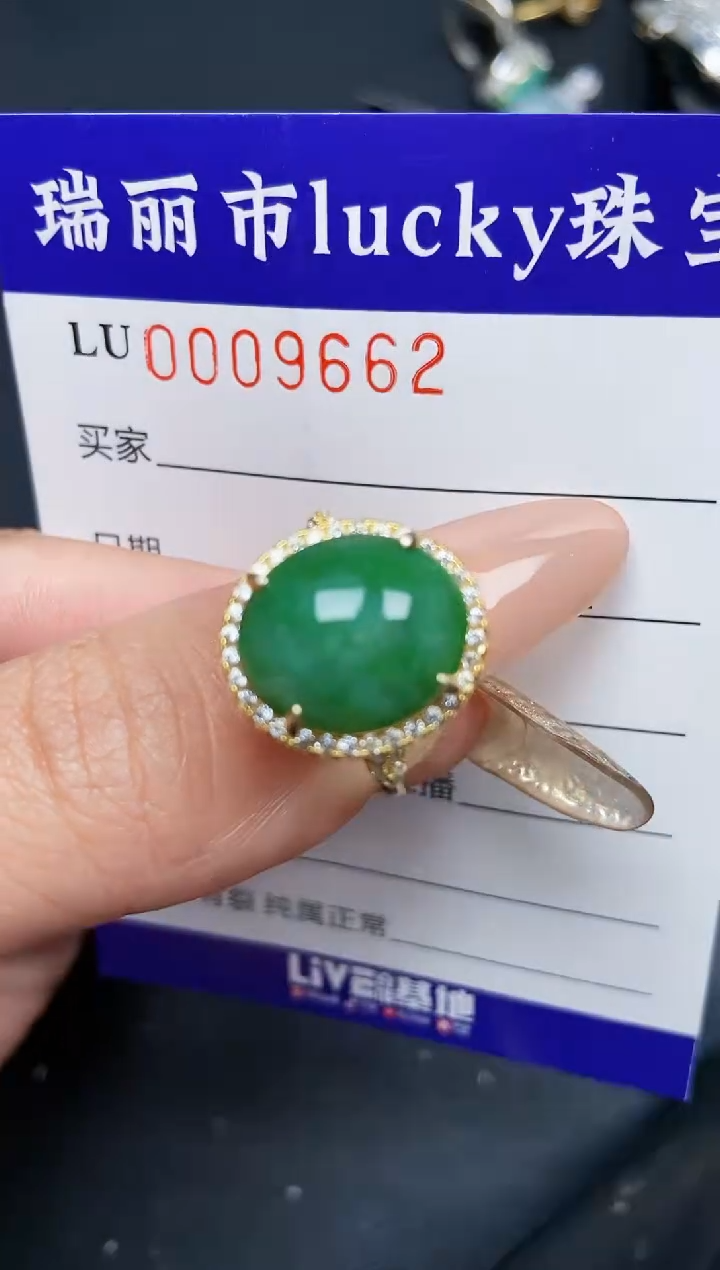 【闪购商品】翡翠颈饰银S925镶嵌9662