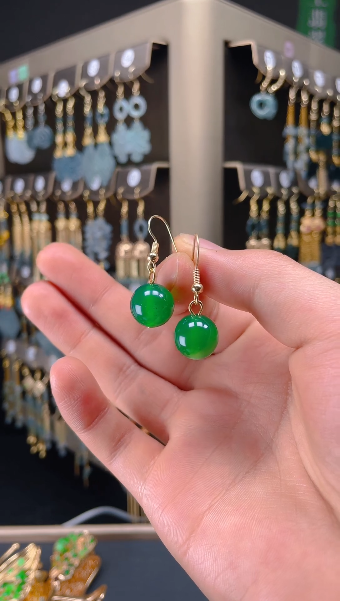 【闪购商品】玛瑙/玉髓耳饰合金030玛瑙饰品