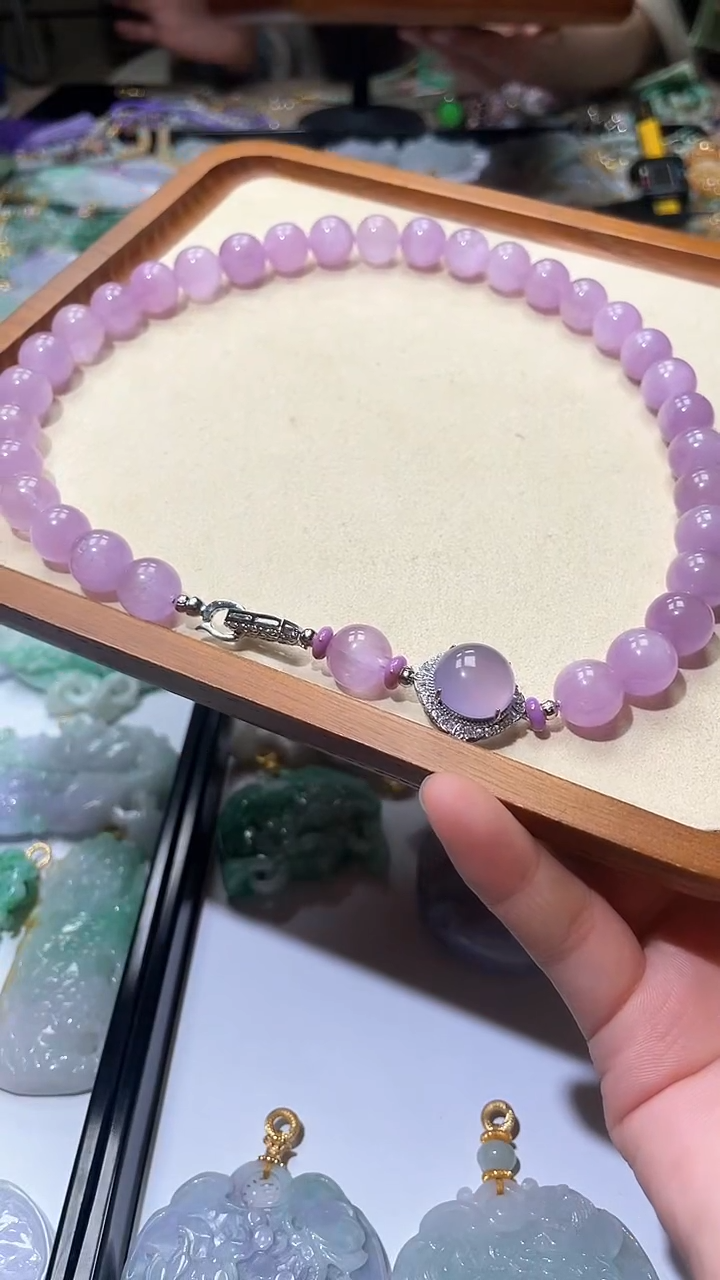 【闪购商品】锂辉石项链未镶嵌项链