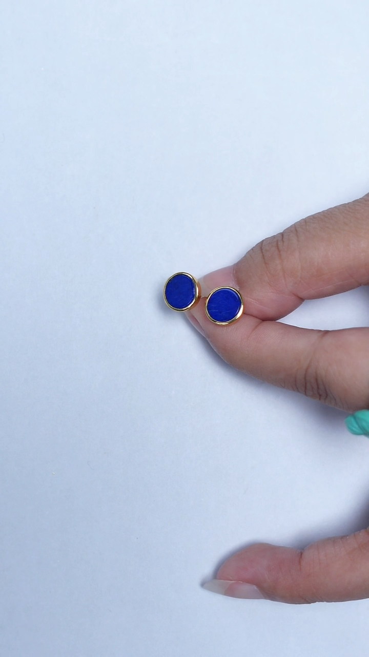 未镶嵌青金石耳饰青金石耳饰