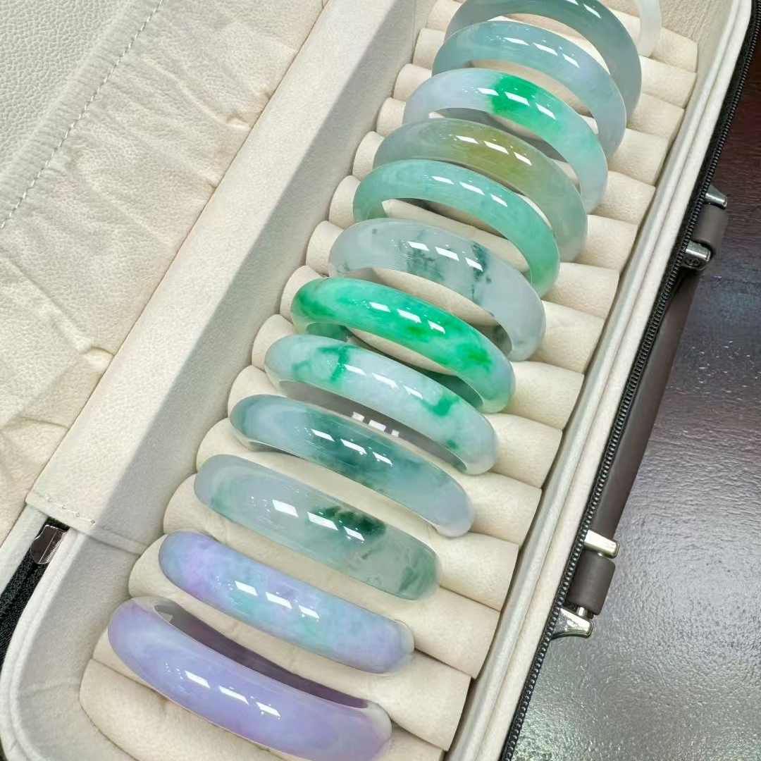 （圈口测量教程）缅甸翡翠手镯