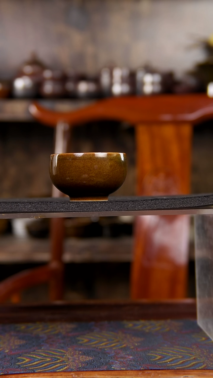 鳝鱼黄色主人杯原矿釉