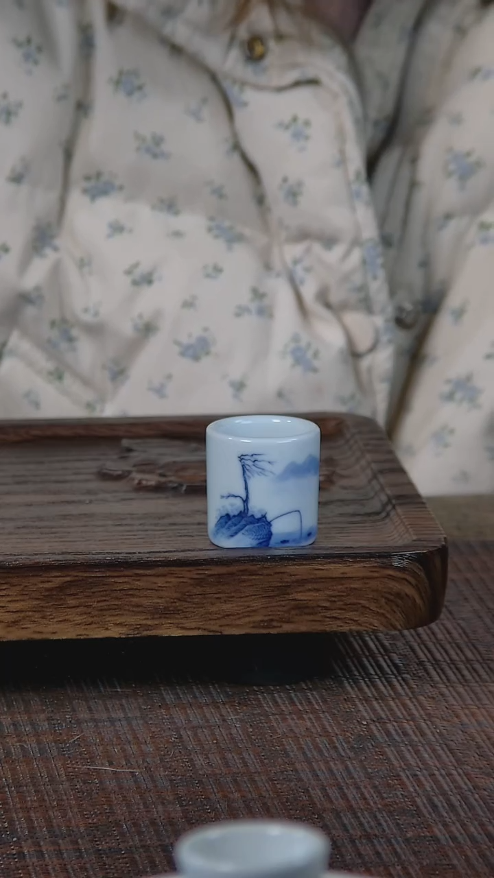 【闪购商品】折葵非器手工手绘钓鱼盖置