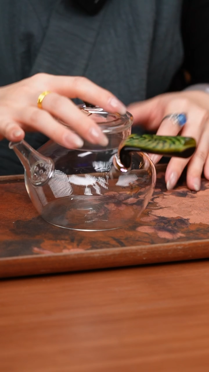 【闪购商品】禾器/云锦壶/凤尾青绿