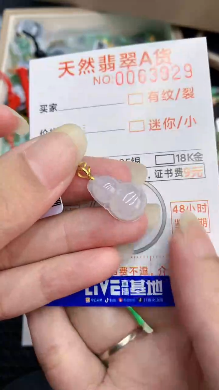 【闪购商品】翡翠颈饰18K金镶嵌           8