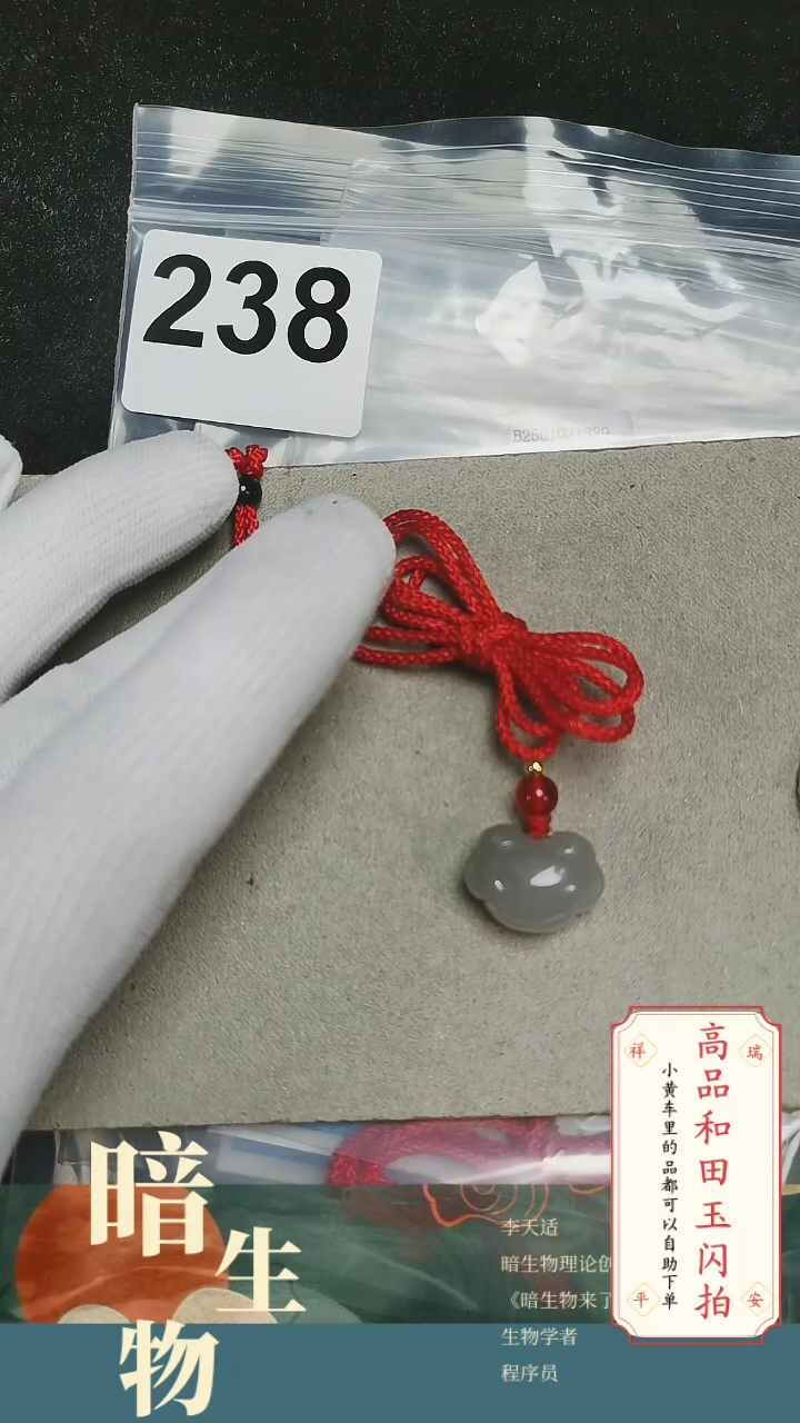 【闪购商品】和田玉吊坠(赠链)未镶嵌238