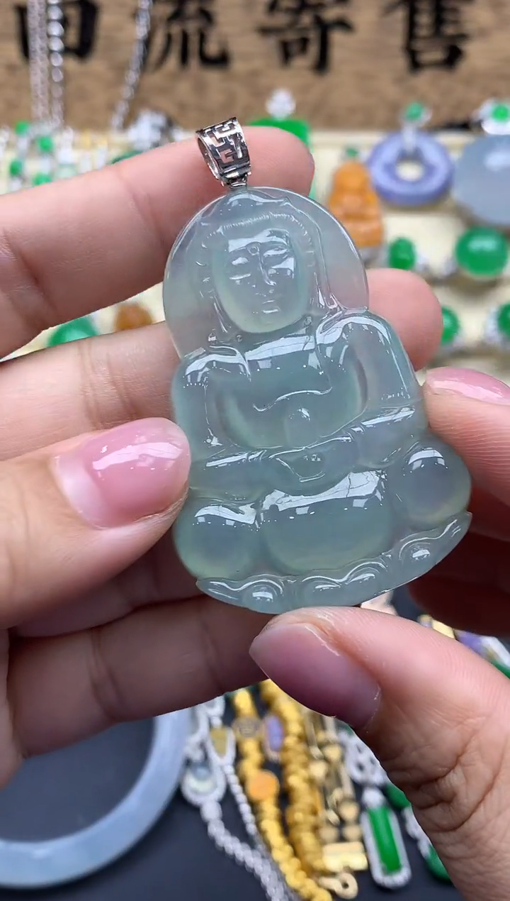 【闪购商品】翡翠颈饰18K金镶嵌552-中国好珍宝