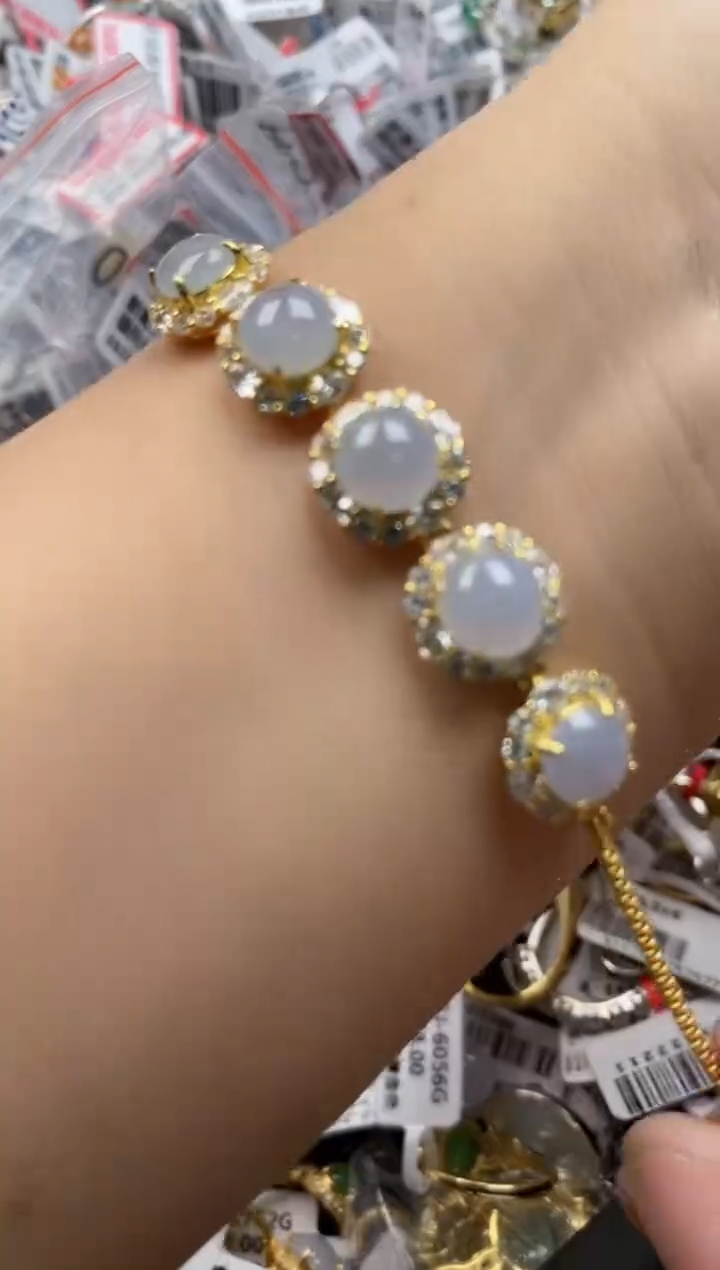 翡翠戒指银S925镶嵌1010     5