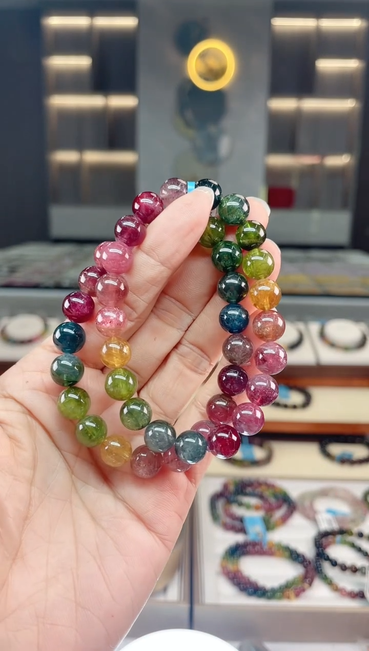 【闪购商品】碧玺单圈手串未镶嵌（多样性发一条）Q