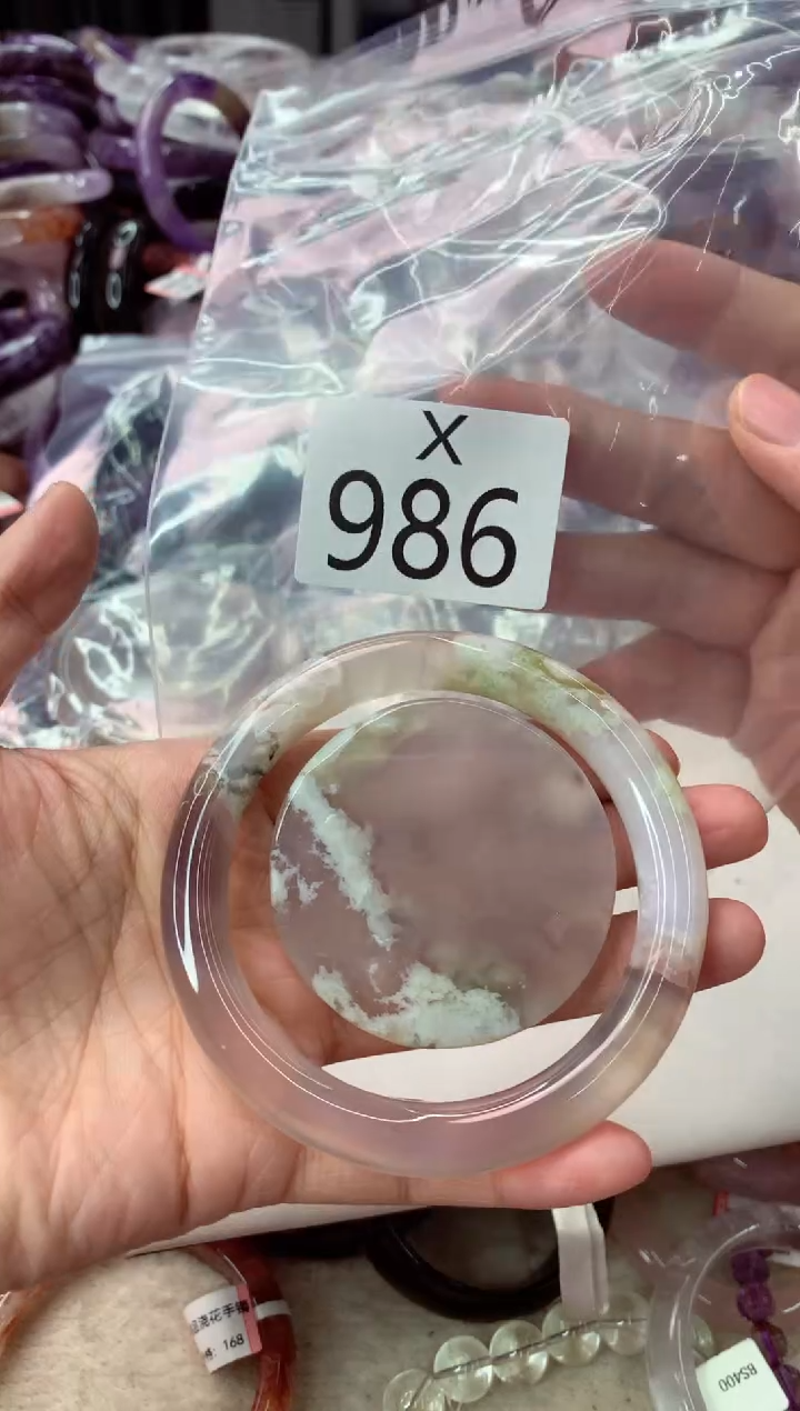 未镶嵌手镯水晶兰*人X986-61