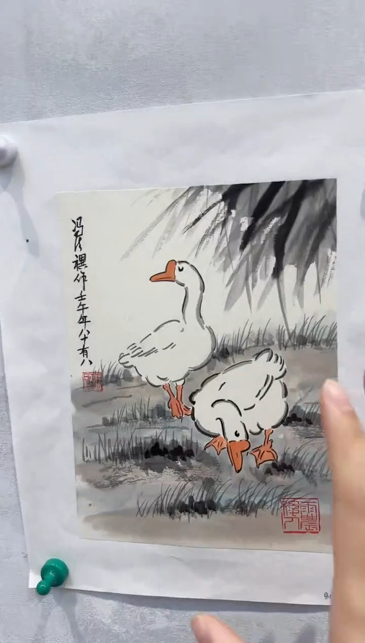 国画冯老师作品分享