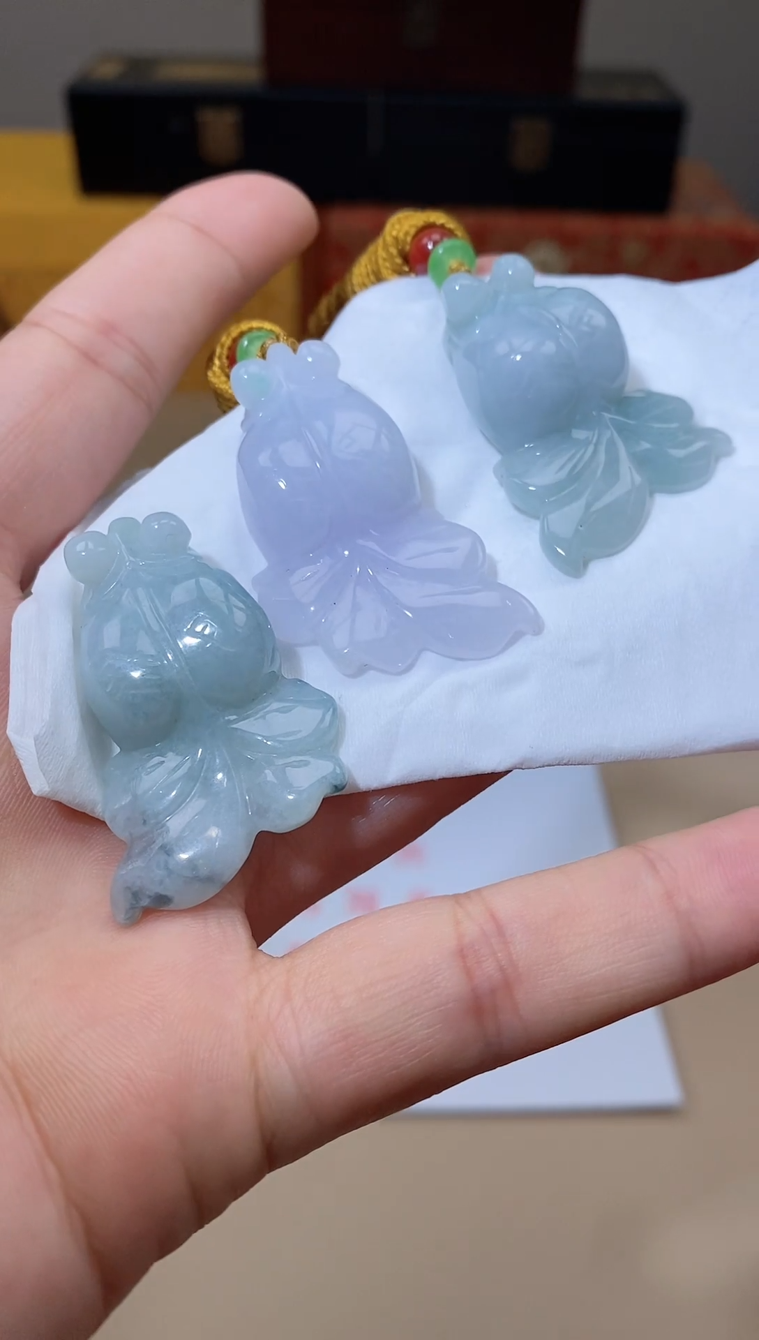 【闪购商品】翡翠颈饰未镶嵌天然A货翡翠（多样性发一）