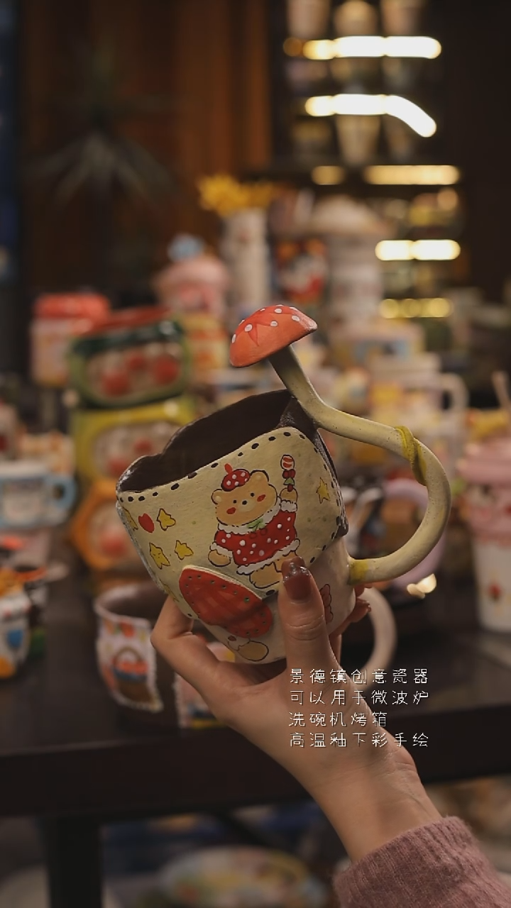 景德镇釉下彩绘设计师款式陶瓷