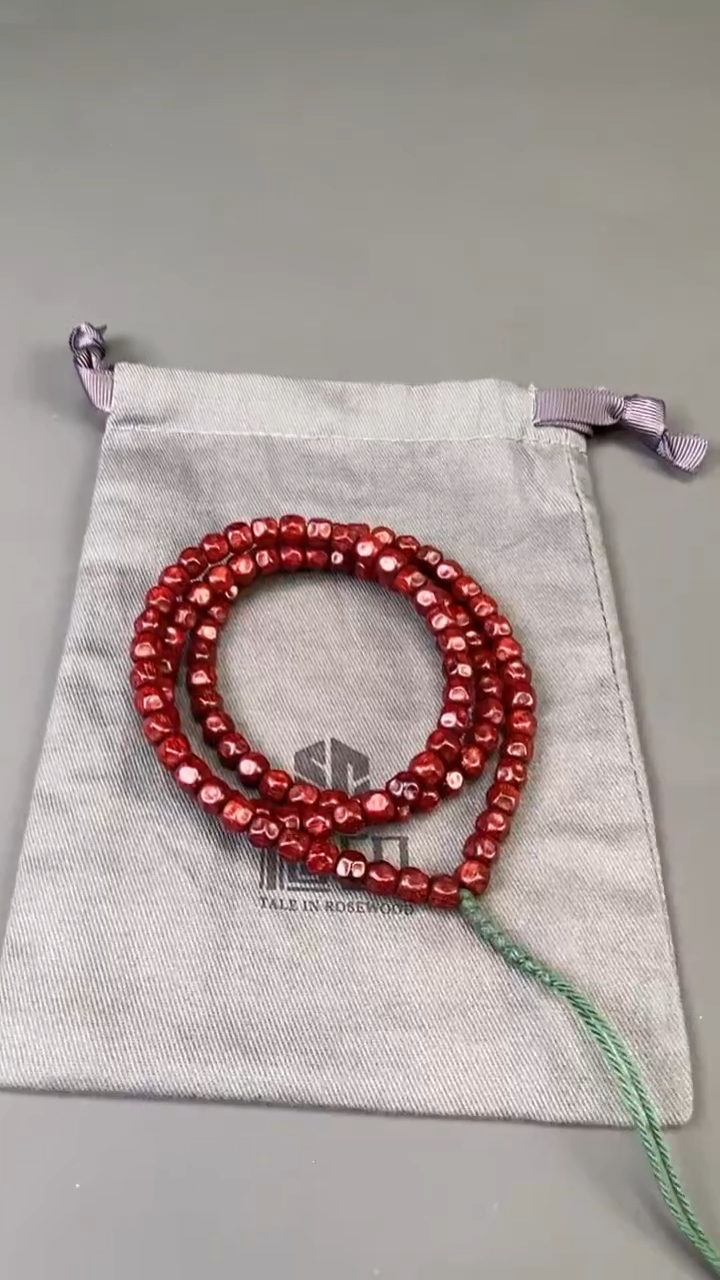 檀香紫檀（小叶紫檀）手串/手链印度小叶紫檀 无相0.7x108