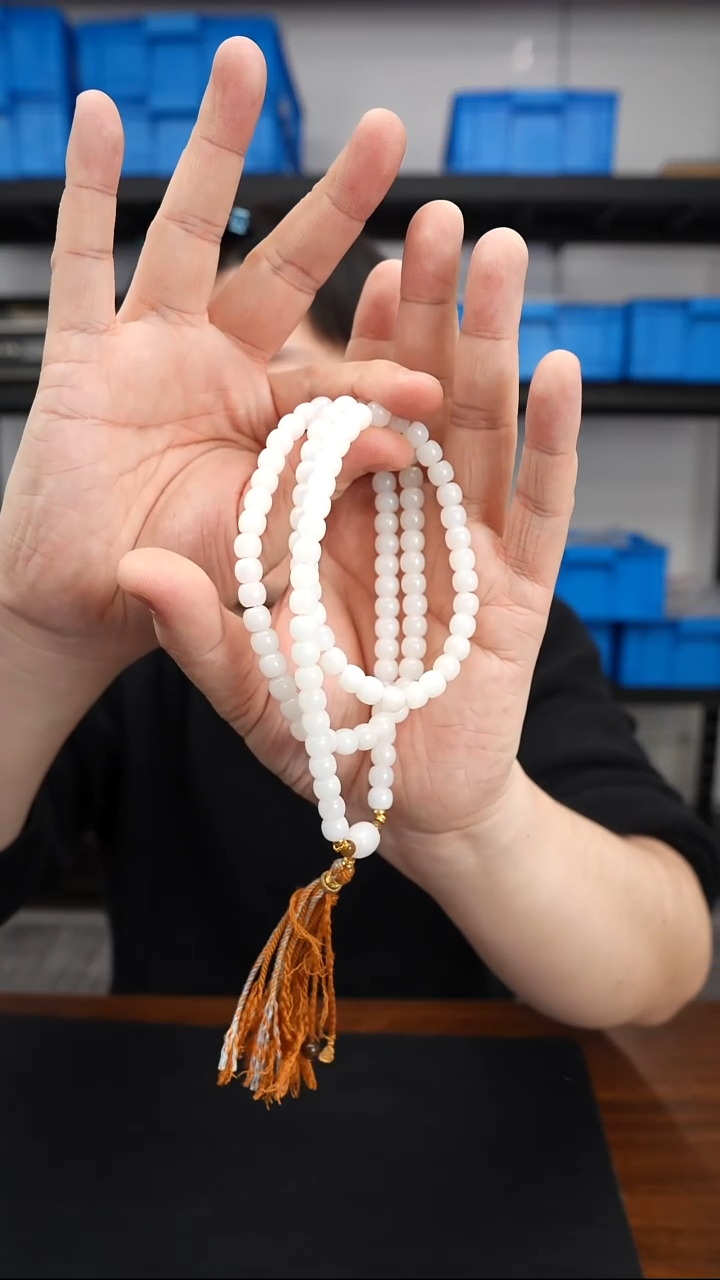 颈饰银S925镶嵌和田玉0102DL368长串