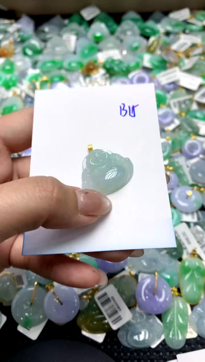 【闪购商品】翡翠颈饰18K金镶嵌1111111111111111