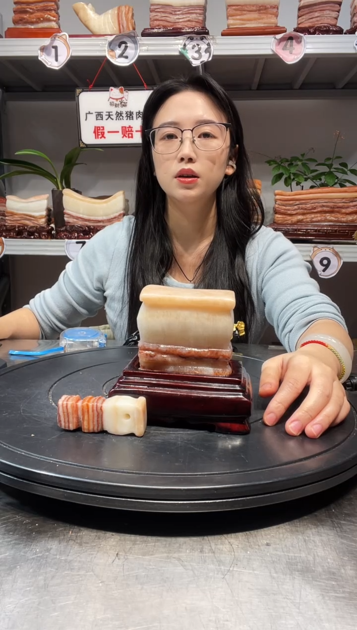 石材天然石材柳州猪肉石8-11-5.5