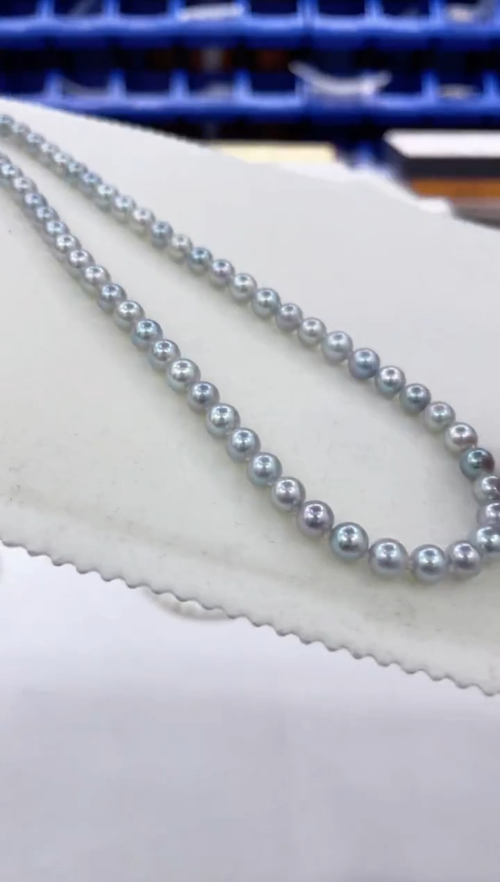 颈饰银S925镶嵌海水珍珠  