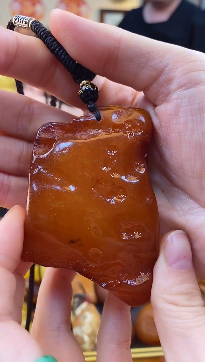 【闪购商品】琥珀颈饰未镶嵌吊坠