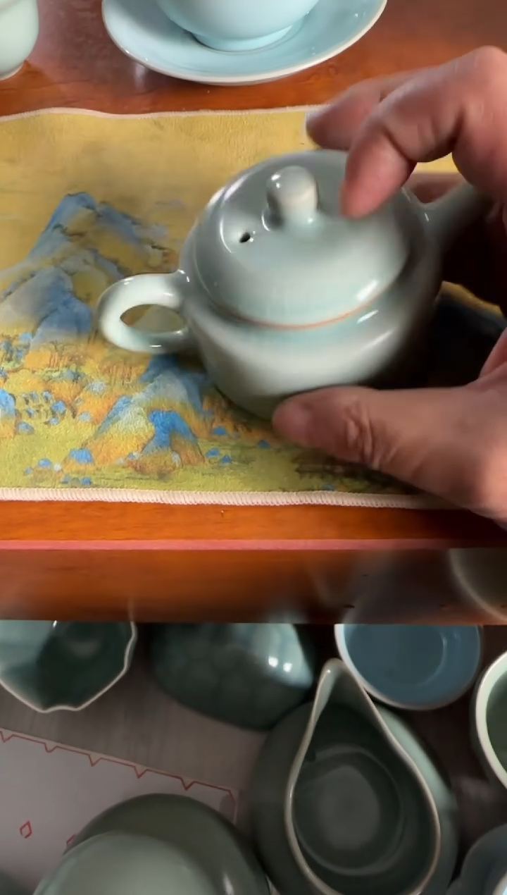 汝瓷平顶山汝瓷产品   德钟壶