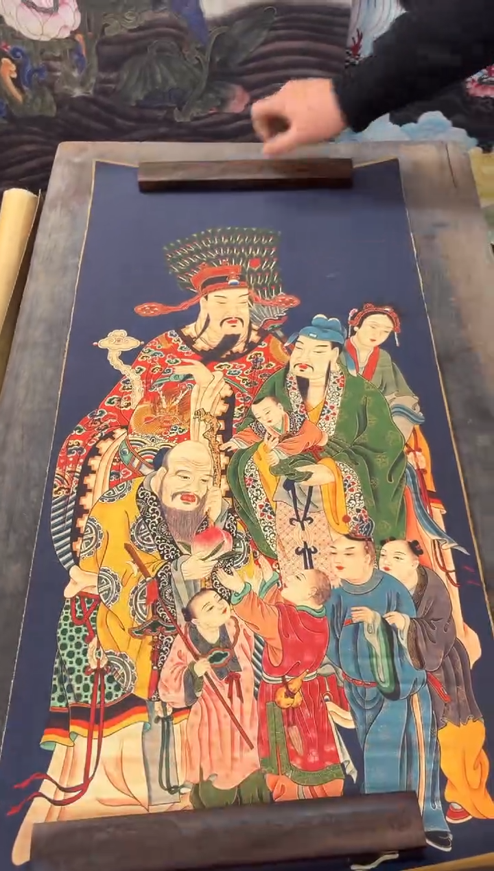 卷轴画大朱画院老六专属AA94